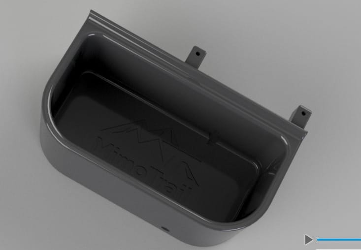 Cajón Almacenamiento M para el lateral consola Toyota j8