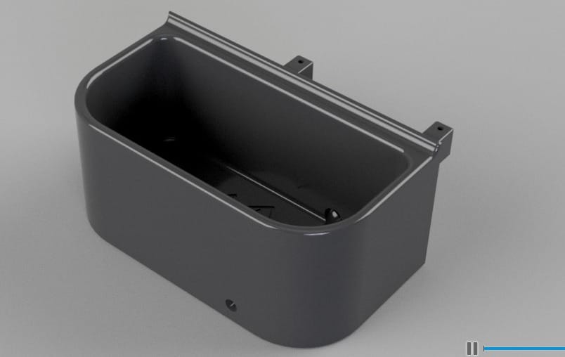 Cajón Almacenamiento M para el lateral consola Toyota j8